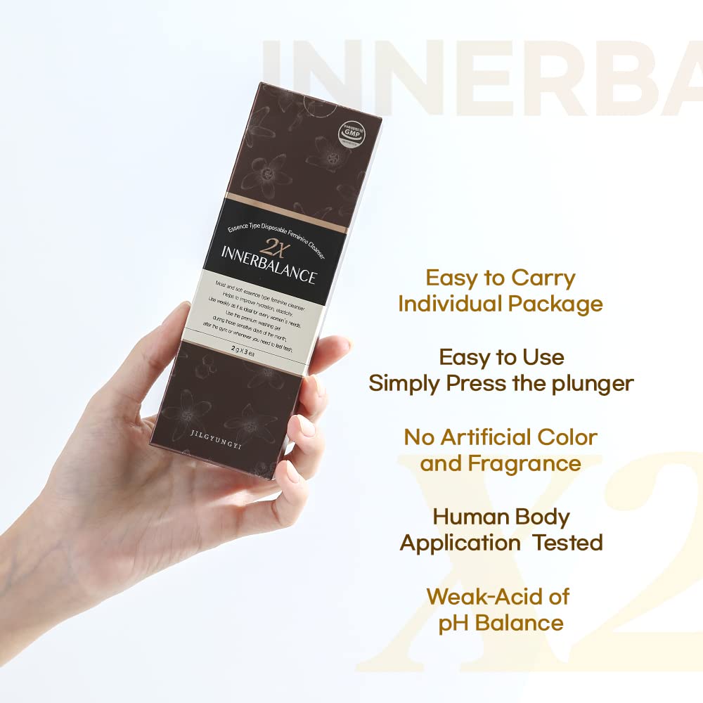 JilGyungYi 2X Inner Balance Intimate Feminine Cleansing Wash PH Balanced Odor Relief